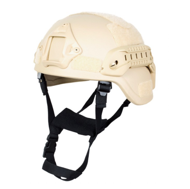 MICH Helmet Low Cut ''Mike'' Ballistic Helmet NIJ IIIa UHMWPE - Hand Gun Protection